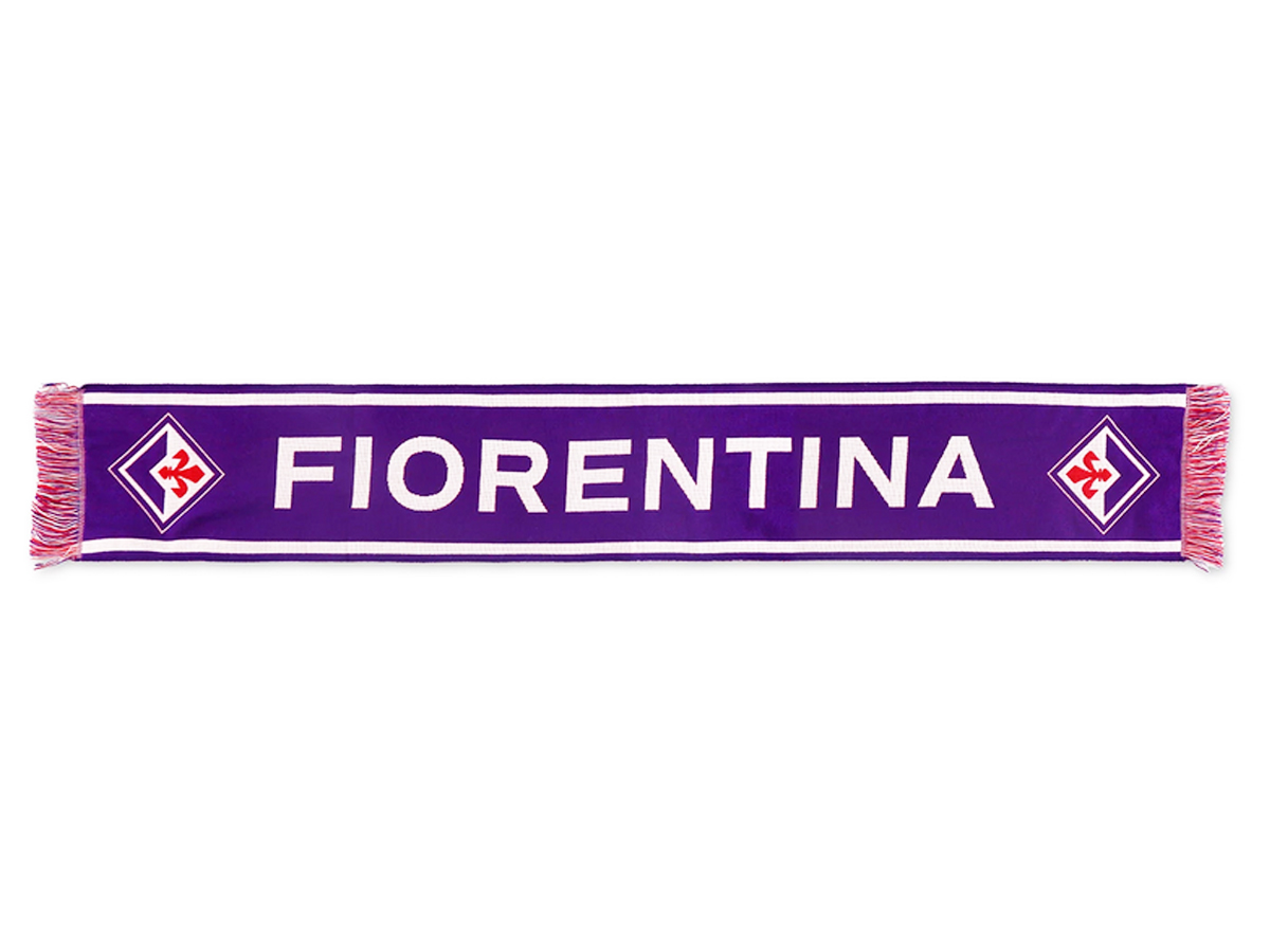 FIORENTINA SCIARPA JACQUARD, VIOLA | Ellepiu